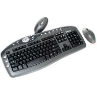 CHICONY Cordless Optical Fun-Touch WUR-0108 CZ černý - Keyboard and Mouse Set