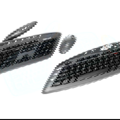 CHICONY Cordless Optical Fun-Touch WUR-0108 CZ černý - Keyboard and Mouse Set - Main image