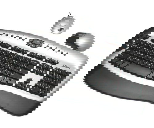 CHICONY Cordless Optical Fun-Touch WUR-0350 DeLuxe  - Keyboard and Mouse Set - Main image