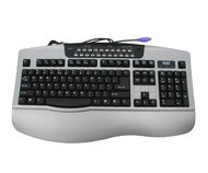 Klávesnice Sweex Multimediální ENG - černo/stříbrná PS/2 - Keyboard