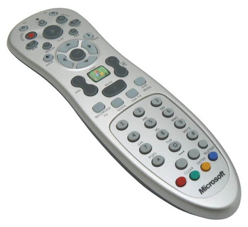 Microsoft Remote Control and Receiver 1.0a - dálkový ovladač pro Windows XP Media Center - Dálkový ovladač na TV - Main image