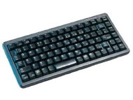 Klávesnice CHERRY G84-4100 černá (black), kompaktní rozměry, zlacené kontakty, 86 kláves, PS/2+USB - Keyboard
