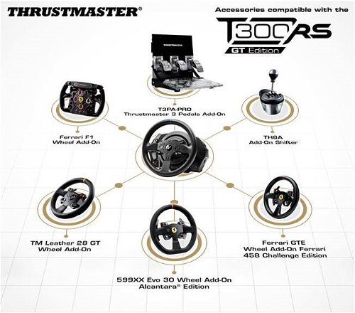 Steering Thrustmaster T300RS GT set, Video Gaming, Gaming
