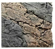 BACK TO NATURE SLIM-LINE 50 B Basalt/Gneiss 50 × 45 cm - Aquarium Background