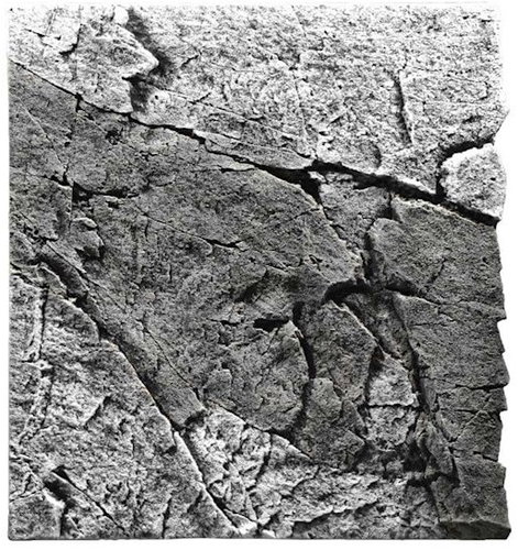 BACK TO NATURE SLIM-LINE 60 A Basalt Grey River 50 × 55 cm - Aquarium Background - Main image