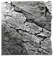 BACK TO NATURE SLIM-LINE 60 B Basalt Gray River 50 × 55 cm - Aquarium Background