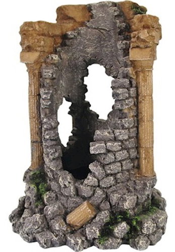 MACENAUER dekorace Zbořená Věž 22 cm - Aquarium Decoration - Main image