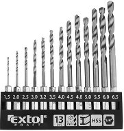 EXTOL CRAFT vrtáky do kovu se šestihrannou stopkou, 1,5-6,5mm, HSS, 11140 - Sada vrtáků do železa