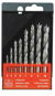 EXTOL wood drill bits, set of 8pcs - Wood Drill Bit Set