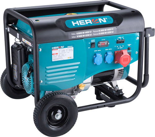 HERON elektrocentrála benzínová 13HP/5,5kW/6,8kVA (400V), 8896412 - Elektrocentrála - Hlavní obrázek