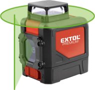 EXTOL PREMIUM laser zelený liniový, 8823307 - Křížový laser