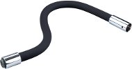 BALLETTO ramienko flexibilné čierne, nastaviteľný tvar - Výtokové ramienko na batériu