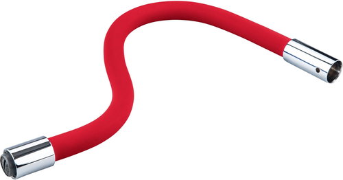 BALLETTO flexible hanger red, adjustable shape - Faucet Spout - Main image