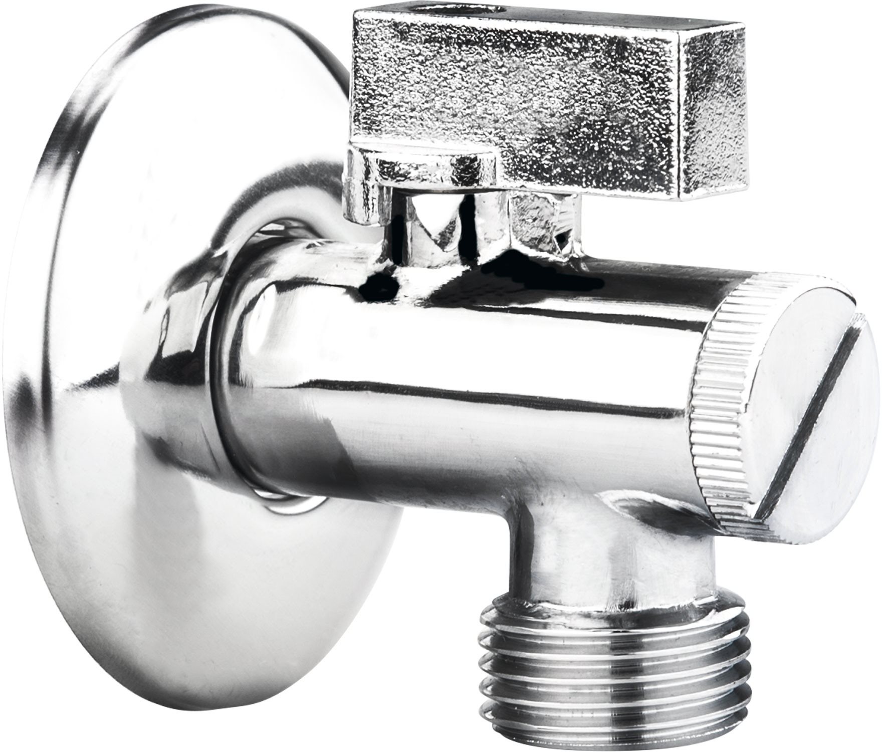 BALLETTO sarokszelep szűrővel és fémkarral, 1/2"-1/2", 81153