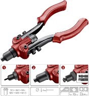 FORTUM kleště nýtovací pákové COMBO, 4770638 - Riveting pliers