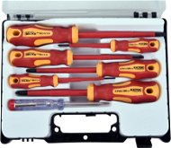 Screwdriver Set EXTOL PREMIUM Electrician's Screwdrivers with Tester, Set of 7 - Sada šroubováků