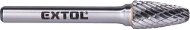 EXTOL INDUSTRIAL fréza karbidová, kulatý oblouk, pr.10x20mm/stopka 6mm, 8703754 - Cutter