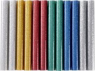 EXTOL CRAFT tyčinky tavné, mix farieb s ligotom (glitter) - Lepiace tyčinky