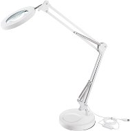Extol 43161 biela, s lupou, USB napájanie - Stolová lampa