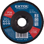 EXTOL PREMIUM 8803461 Lamellás csiszolókorong, korund 115mm, P36 - Lamellás korong