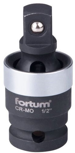FORTUM nástavec rázový kloubový, z vnitřního 1/2' na vnější 1/2' čtyřhran, CrMo, 4790010 - Nástavec - Hlavní obrázek