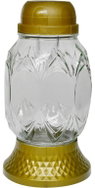 Madonna Solar cemetery lamp gothic gold 21cm - LED Candle