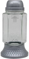 Madona Solar grave light cross motif silver 21cm - LED Candle