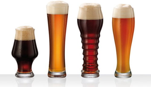 MAISON FORINE 4 db, sörhöz - Üvegpohár - Fő fotó