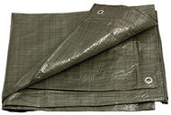 M.A.T. GROUP zelená plachta s oky 3 × 4 m, 100 g/m2 - Krycí plachta