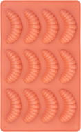 MagicHome Silikonová forma na pečení, 12 vanilkových rohlíčků, 27,3 × 17 × 2 cm - Pečicí forma