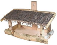 Krmítko pro ptactvo 33 x 16 x 22 cm, na zeď, bříza (šin.) - Bird Feeder