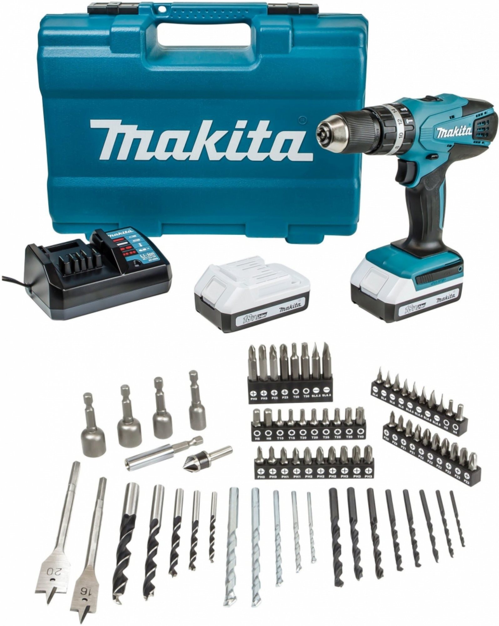 Makita HP457DWE10 18V 2x1 3Ah p slu enstv Aku vrta ka alza.sk