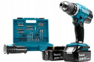 Makita DDF453SFX1 18V 2x3Ah + příslušenství - Aku vrtačka