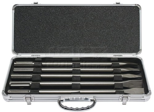 MAKITA SDS-Max chisel set 5 pcs in aluminium case D-40618 - Chisel Set - Main image