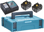 MAKITA Li-ion LXT 18V 2 × battery 5.0Ah BL1850B + charger DC18RC + Makpac - Charger and Spare Batteries