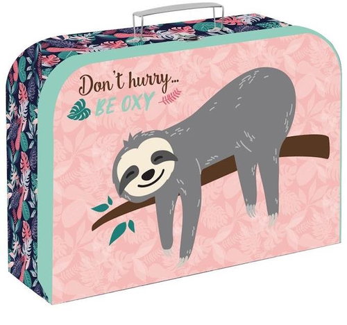 laminated 34cm Oxybag Sloth - Small Briefcase - Main image