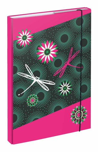A4 Baagl Flowers - School Folder - Main image