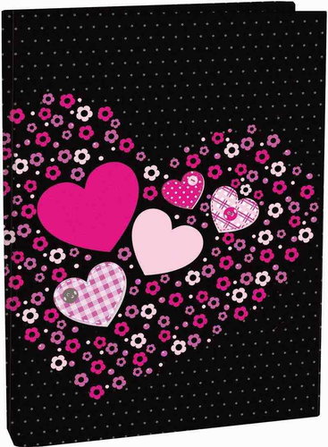 A4 Style Sweet Heart - School Folder - Main image