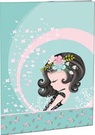 A4 Style Cute girl - School Folder