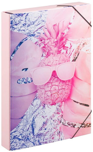 A4 Baagl Jumbo Pineapple - School Folder - Main image