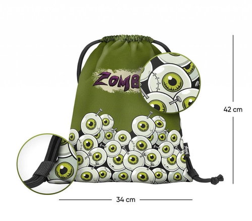 BAAGL Drawstring Bag Zombie - Drawstring Bag - Main image