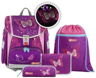 4-Piece Step by Step Flash Glitter Butterfly, AGR - School Set