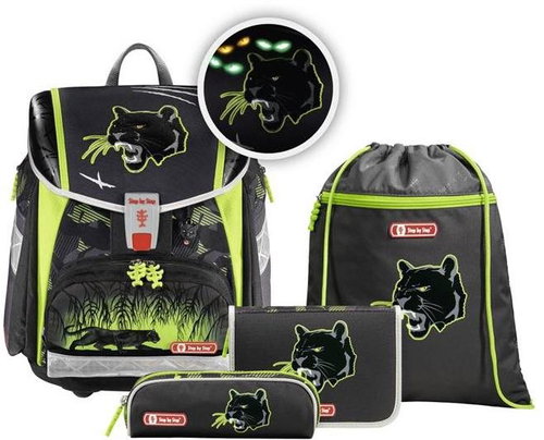 4-Piece Step by Step Flash Flasher Black Panther, AGR - School Set - Main image
