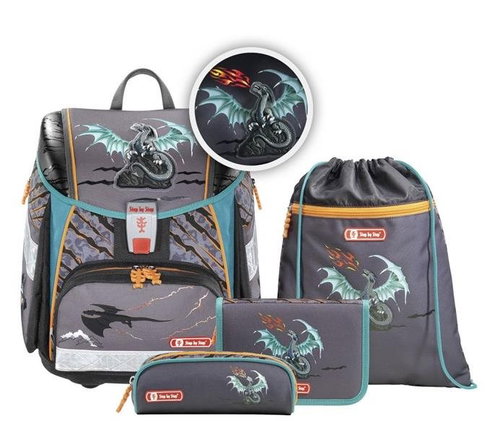 4-piece Step by Step Flash Flashlight Dragon, AGR Certificate - School Set - Main image