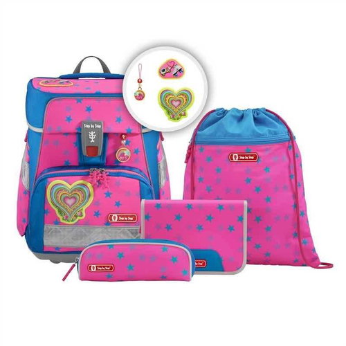 5-piece Step by Step NEON Heart, AGR Certificate - School Set - Main image