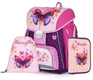 3-piece Oxybag PREMIUM Butterfly - School Set