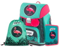 3-piece Oxybag PREMIUM Flamingo - School Set