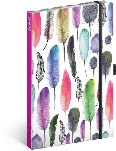 PRESCOGROUP Feathers, lined, 13 × 21 cm - Journal - Main image