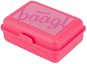 BAAGL Box na desiatu Logo ružový - Desiatový box