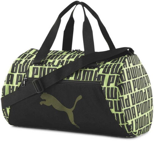 PUMA AT ESS BARREL BAG BLACK FIZZY YELLOW - Sportovní taška - Hlavní obrázek
